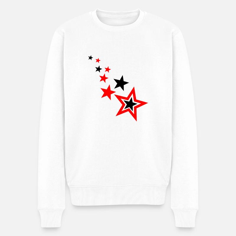 étoiles - Pull Premium bio Homme - blanc