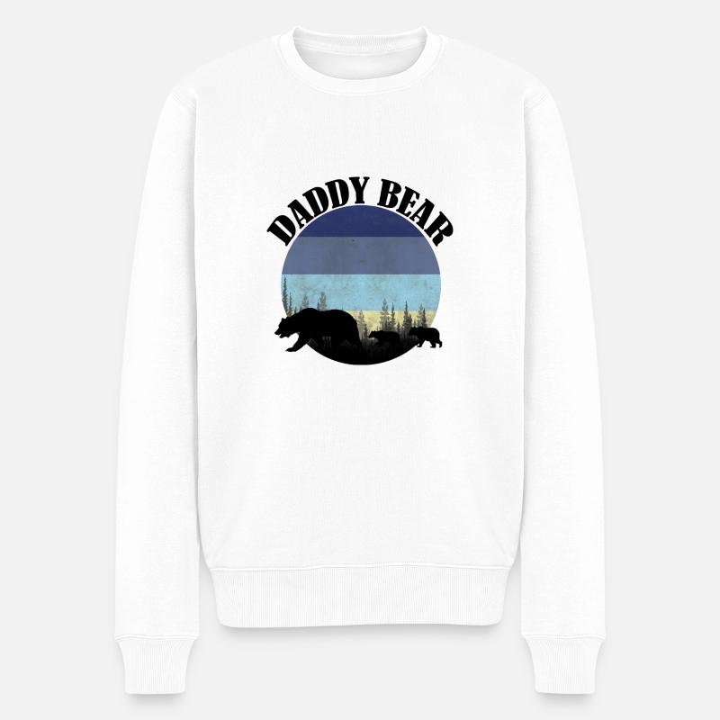 Daddy bear - Pull Premium bio Homme - blanc