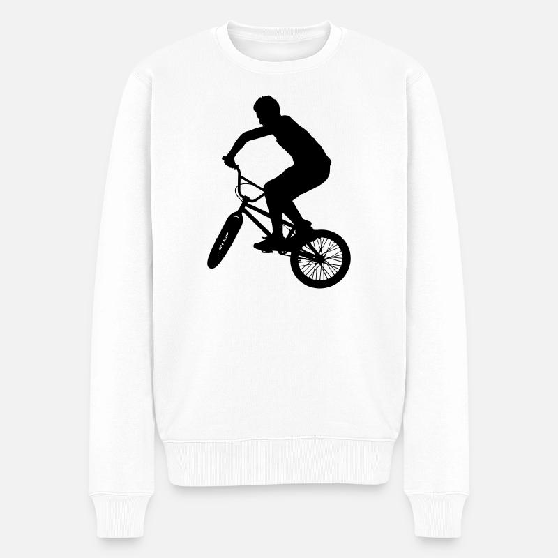 BMX - Pull Premium bio Homme - blanc
