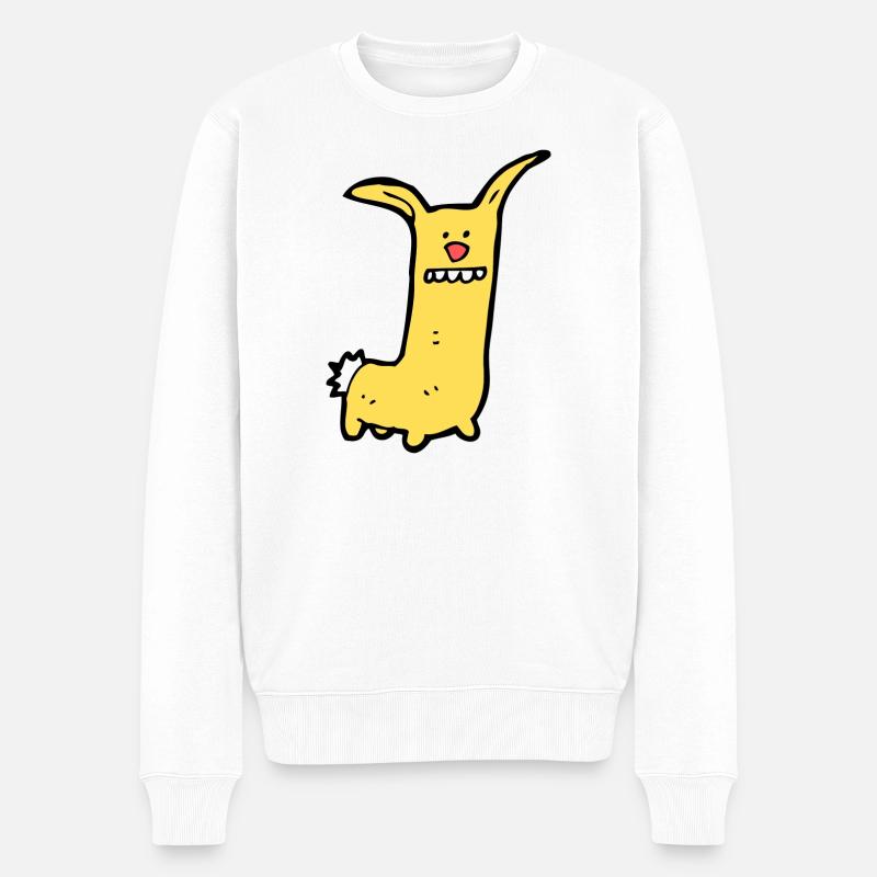 Drôle d’animal comique - Pull Premium bio Homme - blanc