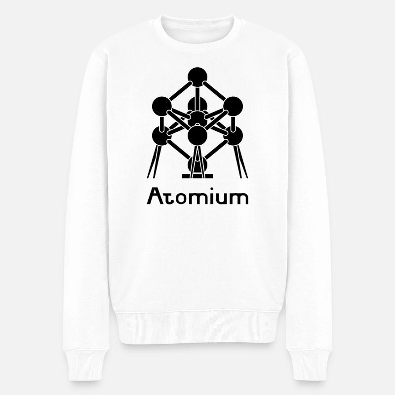 Atomium - Pull Premium bio Homme - blanc