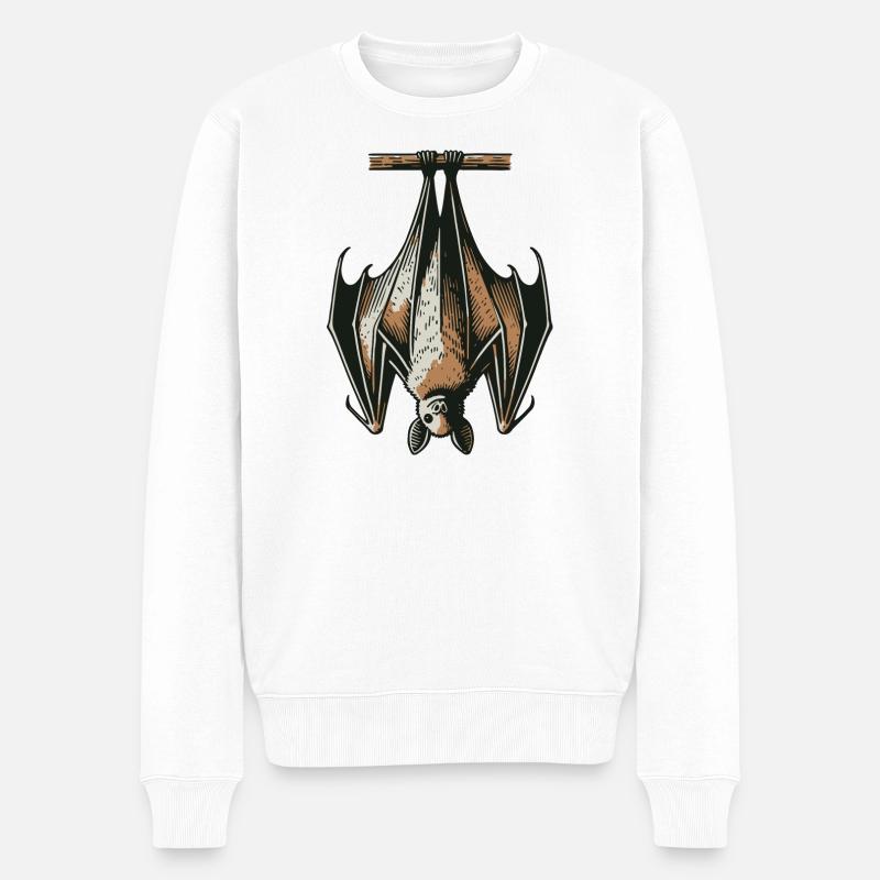 Chauve-souris - Pull Premium bio Homme - blanc