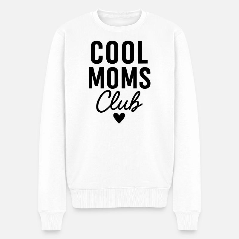 Club des mamans cool - Pull Premium bio Homme - blanc