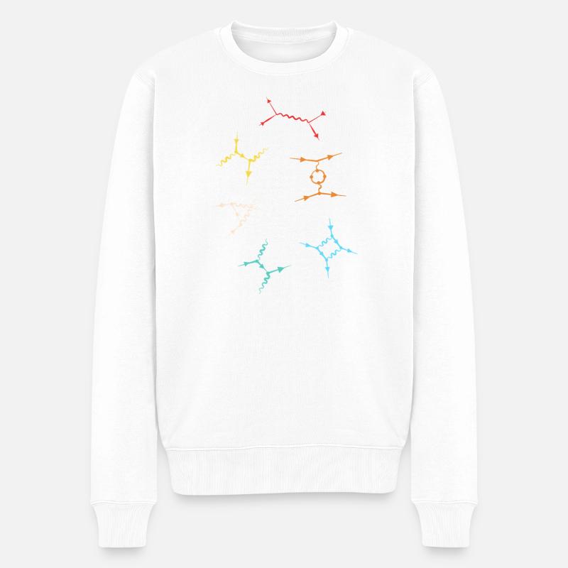Quantum Physics Quantum Physics Quantum Leap - Men's Premium Organic Jumper - white