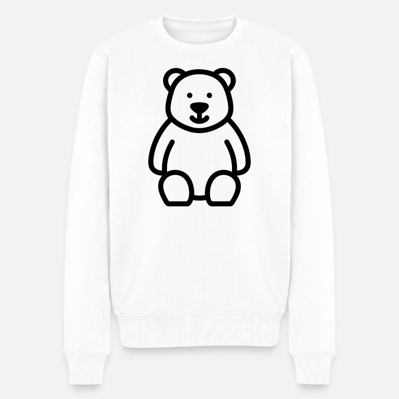 ours - Pull Premium bio Homme - blanc