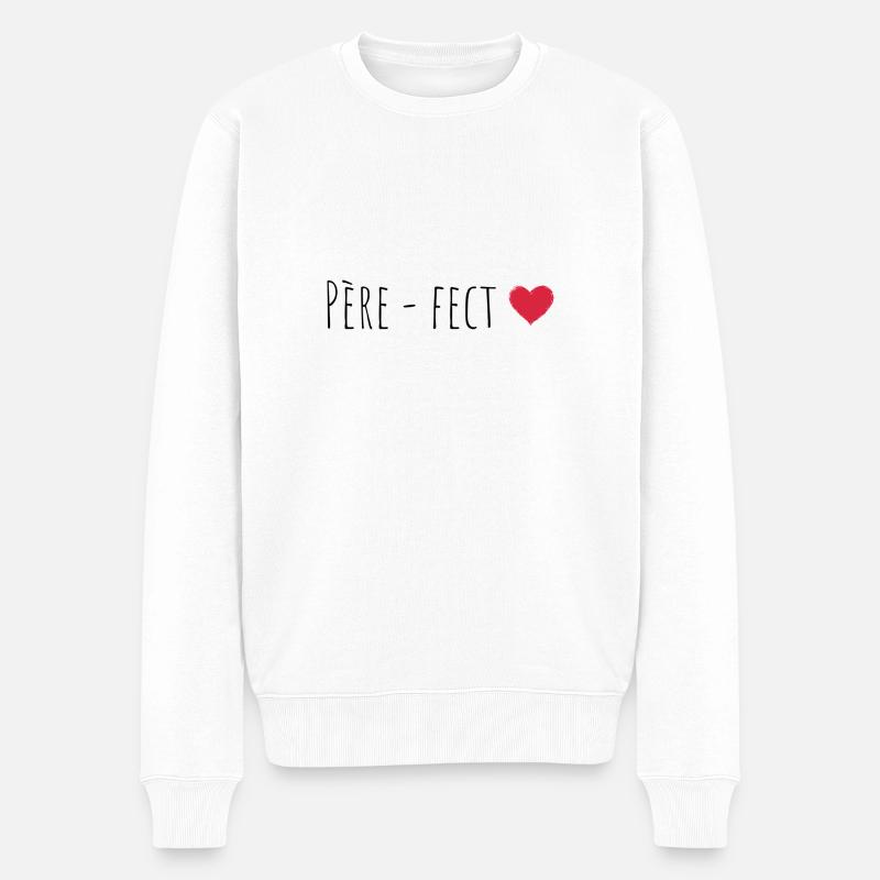 Père - Fect - Pull Premium bio Homme - blanc
