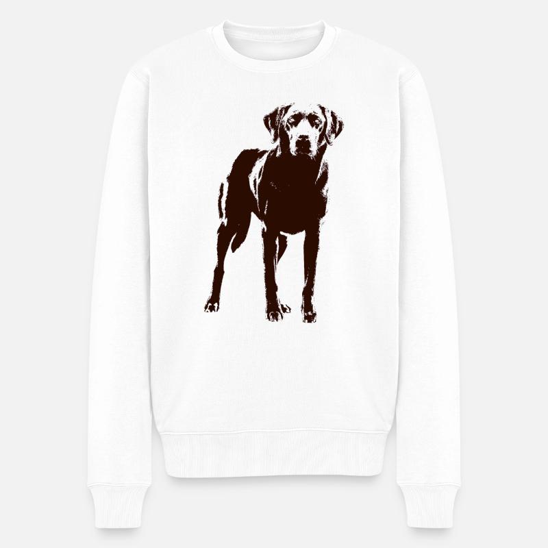 Labrador - Pull Premium bio Homme - blanc