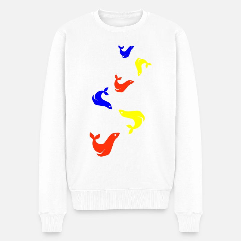 Sceau de phoque Bunte - Pull Premium bio Homme - blanc