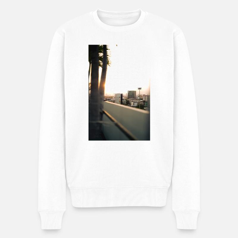 Bangkok - Pull Premium bio Homme - blanc