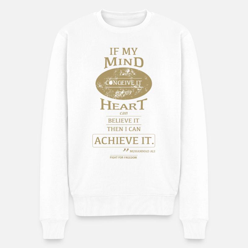 Mon . Or - Pull Premium bio Homme - blanc