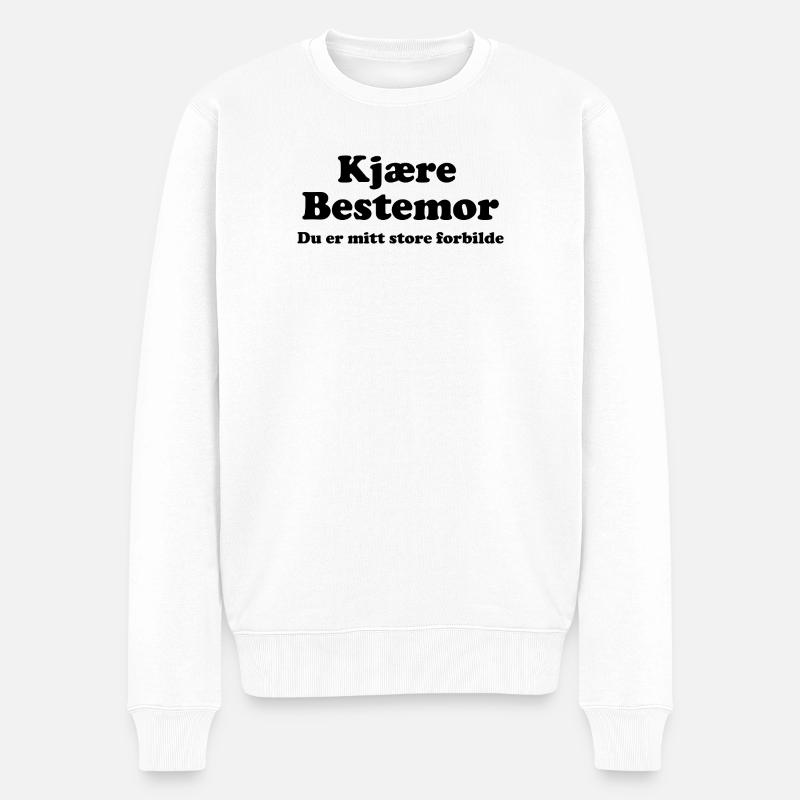 Chère grand-mère - Pull Premium bio Homme - blanc