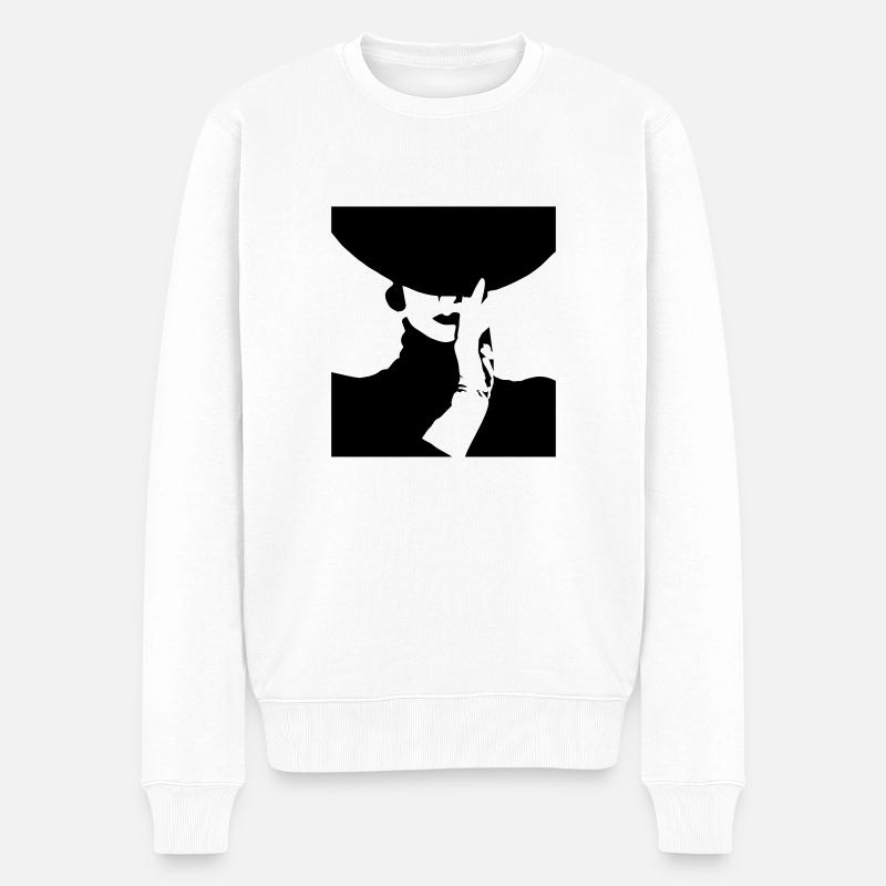 Dame - Pull Premium bio Homme - blanc