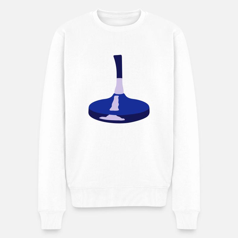 Curling - Pull Premium bio Homme - blanc