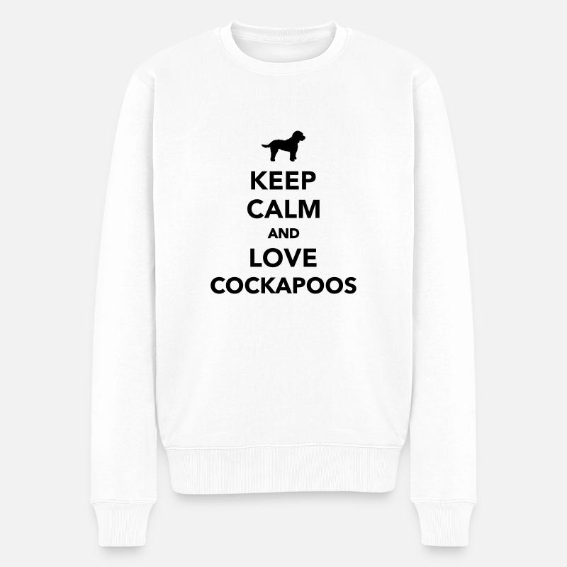 Cockapoo - Pull Premium bio Homme - blanc