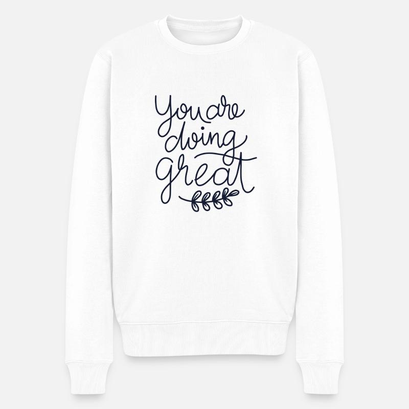 Tu te débrouilles bien! - Pull Premium bio Homme - blanc