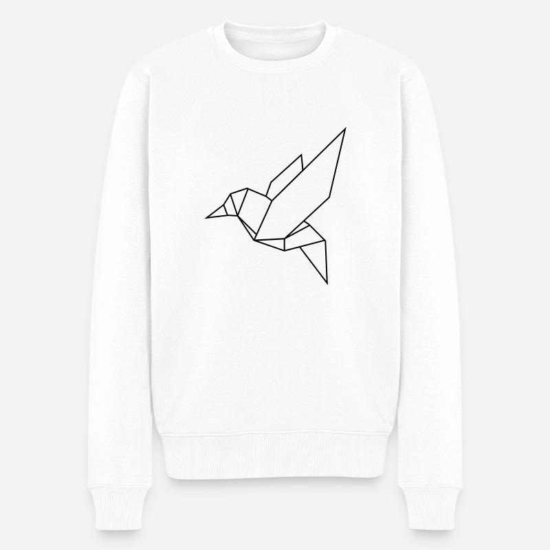 colibri - Pull Premium bio Homme - blanc