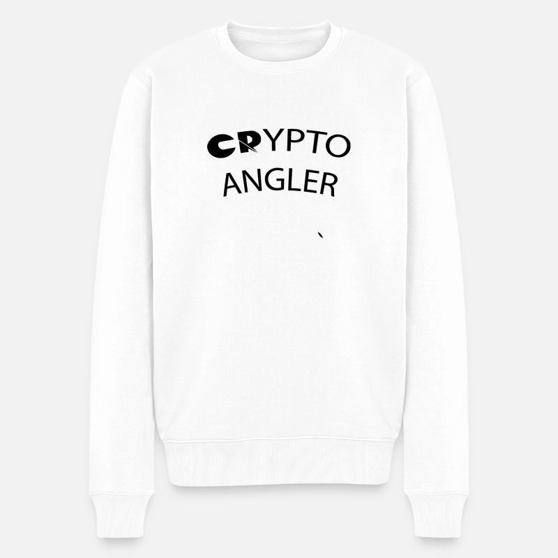 Bitcoin Trading Crypto Aktien - Männer Premium Bio Pullover - Weiß