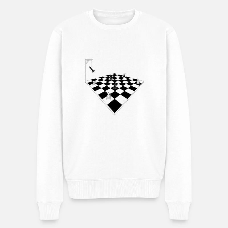 Bauernaufstand - Männer Premium Bio Pullover - Weiß