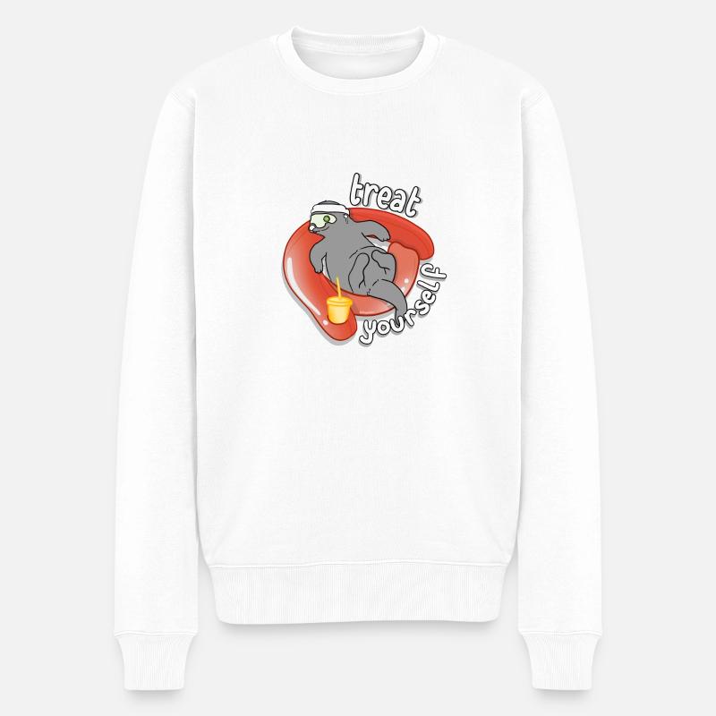 Conférences Tazz | Offrez-vous - Pull Premium bio Homme - blanc