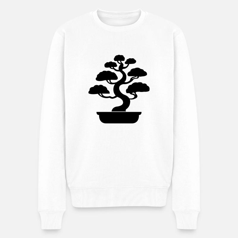Bonsaï - Pull Premium bio Homme - blanc