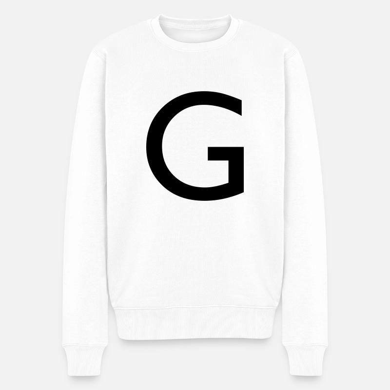 Capital G - Pull Premium bio Homme - blanc