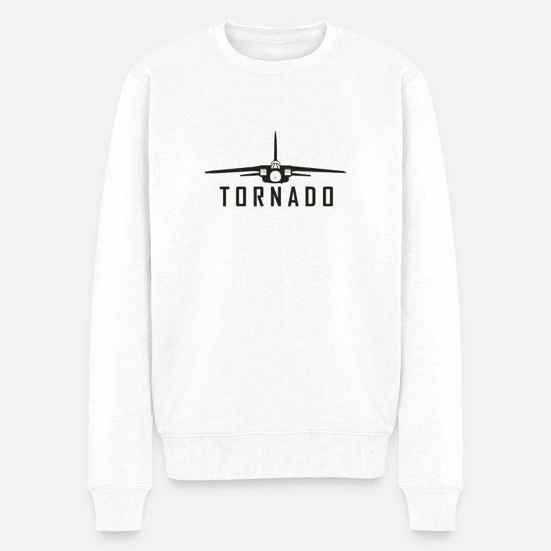 Tornade - Pull Premium bio Homme - blanc