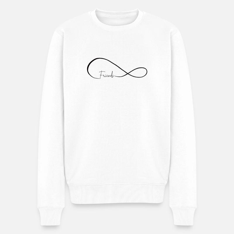 Meilleurs amis pour toujours - Pull Premium bio Homme - blanc