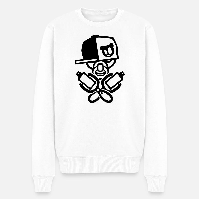 bébé graffiti - Pull Premium bio Homme - blanc