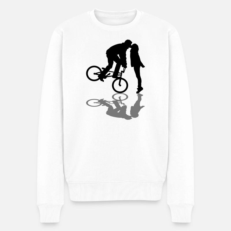 BMX baiser - Pull Premium bio Homme - blanc