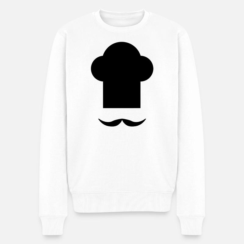 Cuisine - Männer Premium Bio Pullover - Weiß