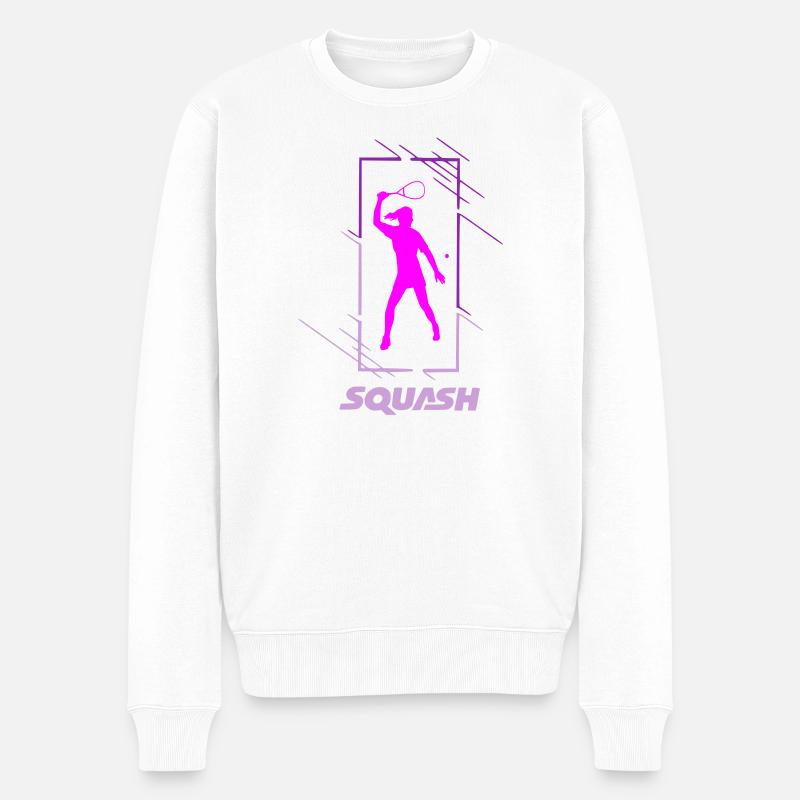 Squash - Pull Premium bio Homme - blanc