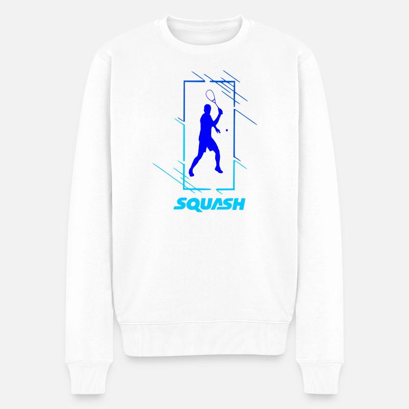 Squash - Pull Premium bio Homme - blanc