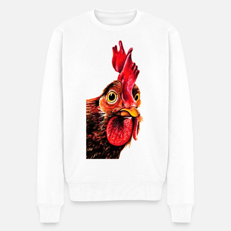 Coq Herbert - Pull Premium bio Homme - blanc