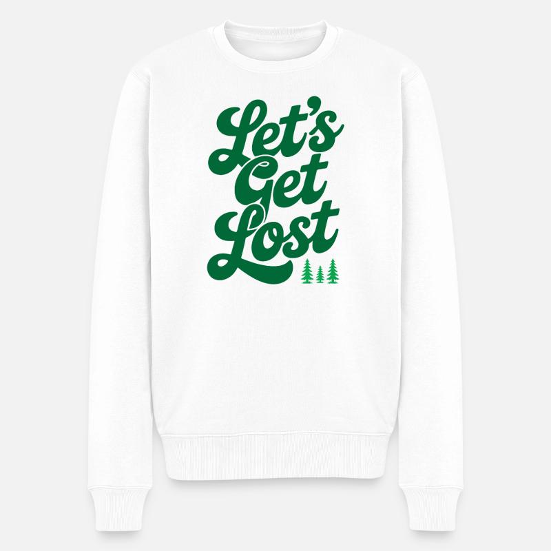 Aventure - Perdons-nous - Pull Premium bio Homme - blanc