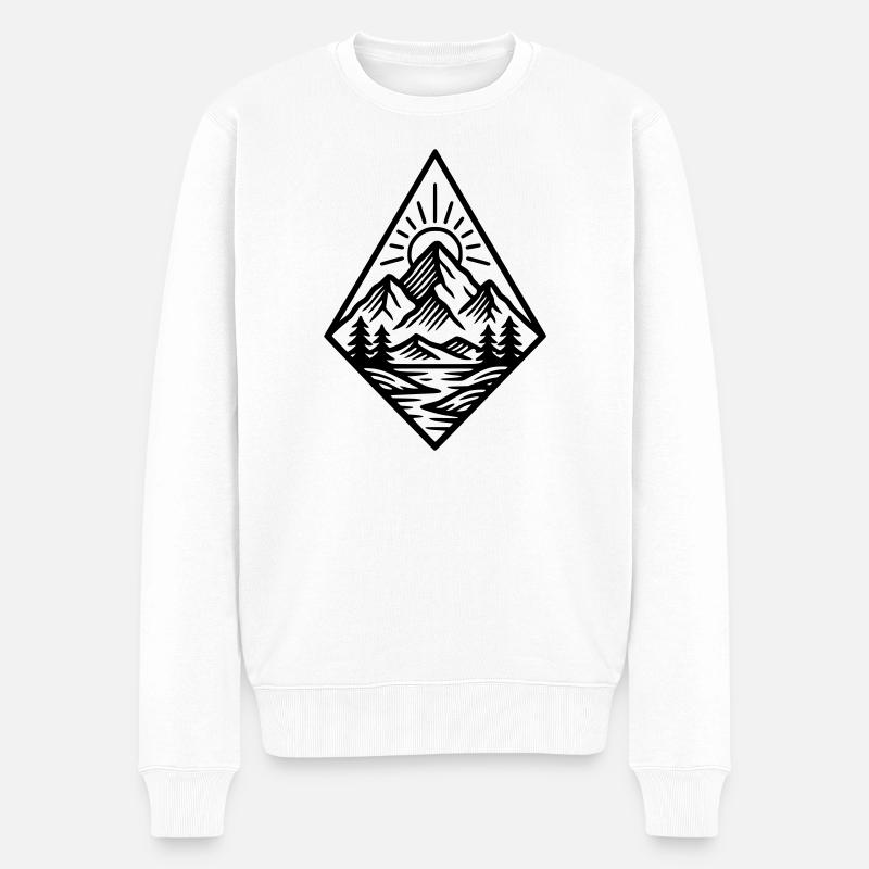 Nature - Pull Premium bio Homme - blanc