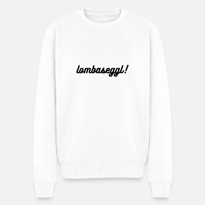 lombaseggl - Männer Premium Bio Pullover - Weiß