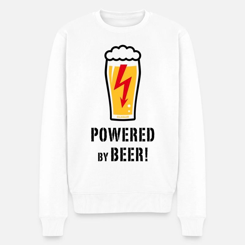 Power Blitz POS - Pull Premium bio Homme - blanc