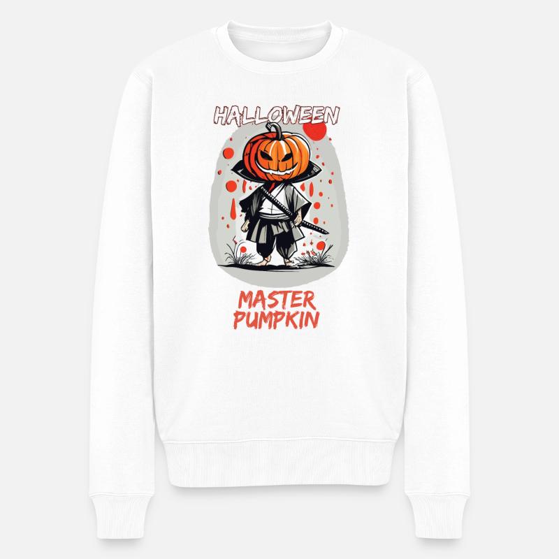 Maître Citrouille - Pull Premium bio Homme - blanc