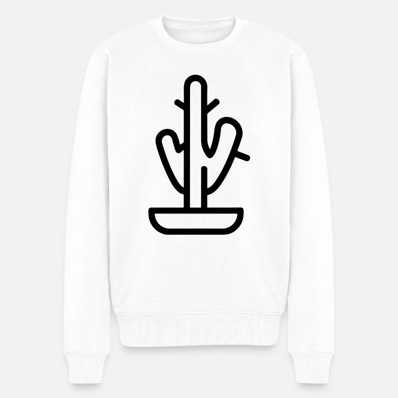 Cactus - Pull Premium bio Homme - blanc