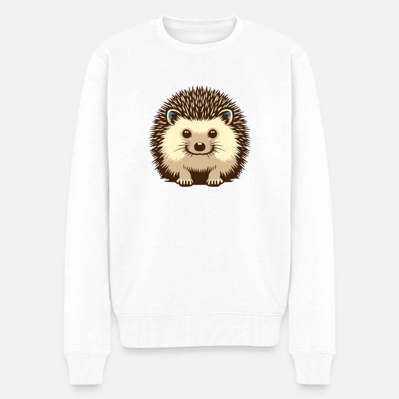 Hérisson - Pull Premium bio Homme - blanc