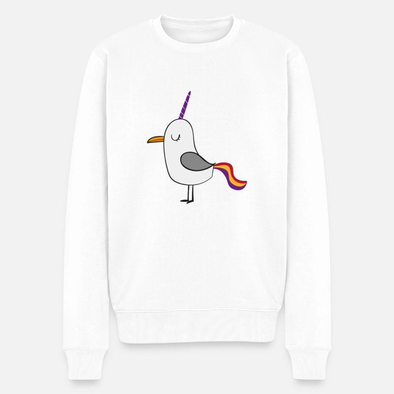 drôles d'animaux - Pull Premium bio Homme - blanc