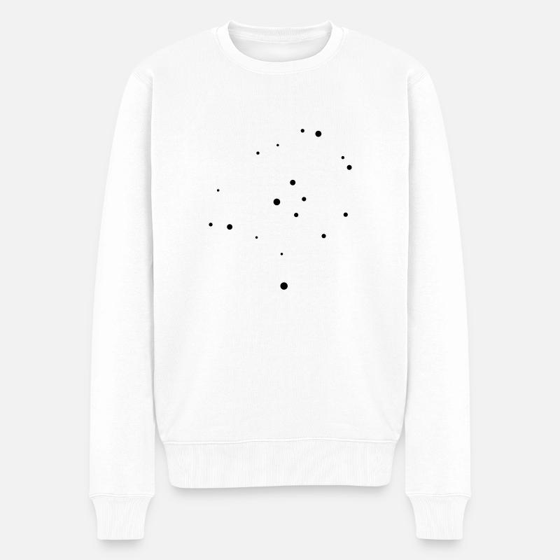 Cancer - Männer Premium Bio Pullover - Weiß