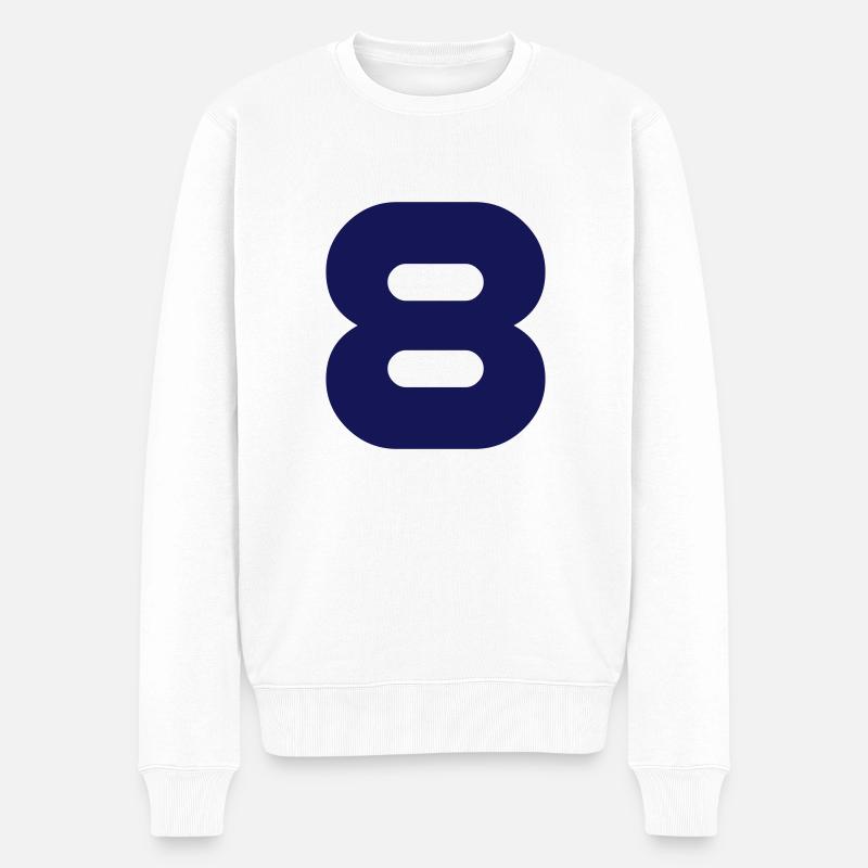Huit 8 - Pull Premium bio Homme - blanc