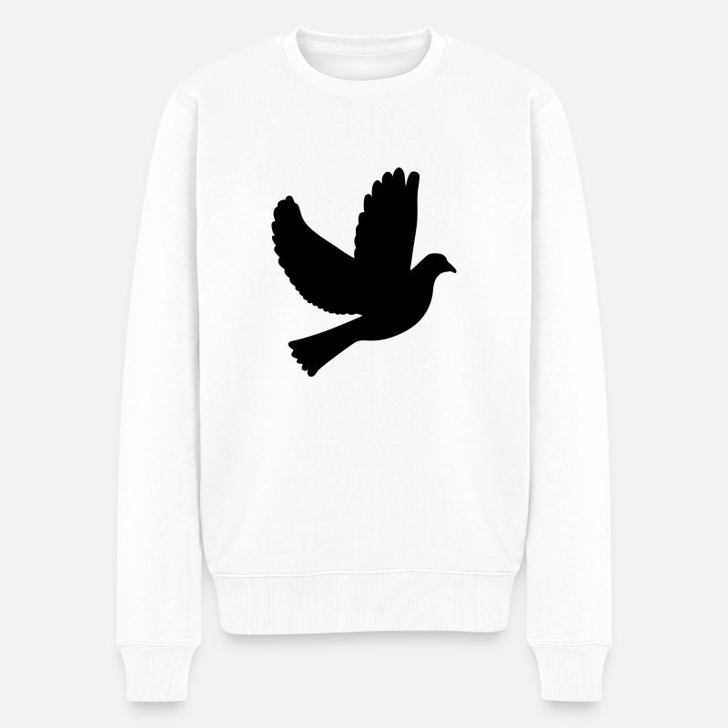 dove_f1 - Pull Premium bio Homme - blanc