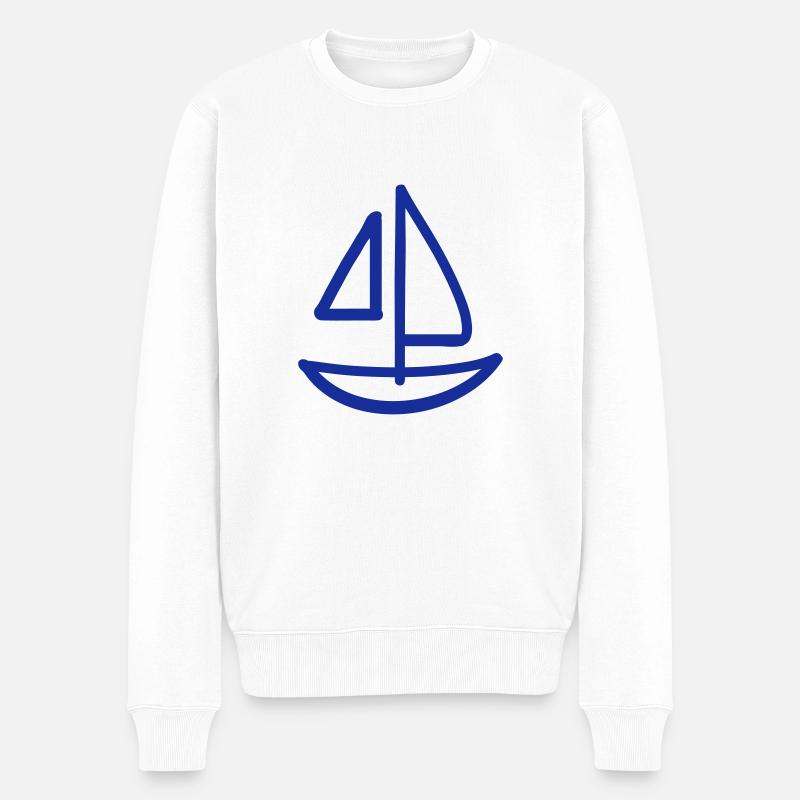 Bateau - Pull Premium bio Homme - blanc