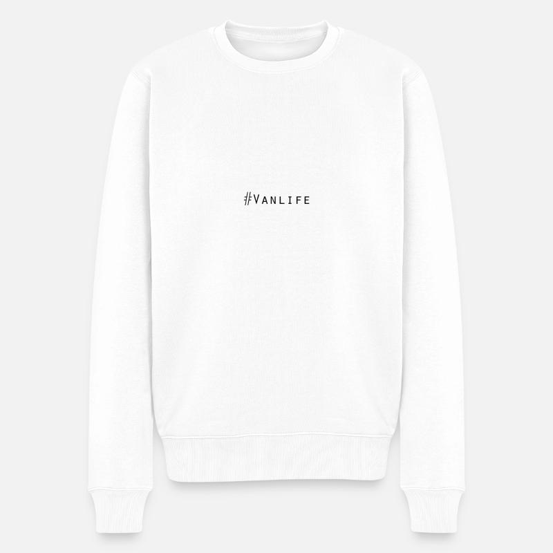 Van life - Männer Premium Bio Pullover - Weiß