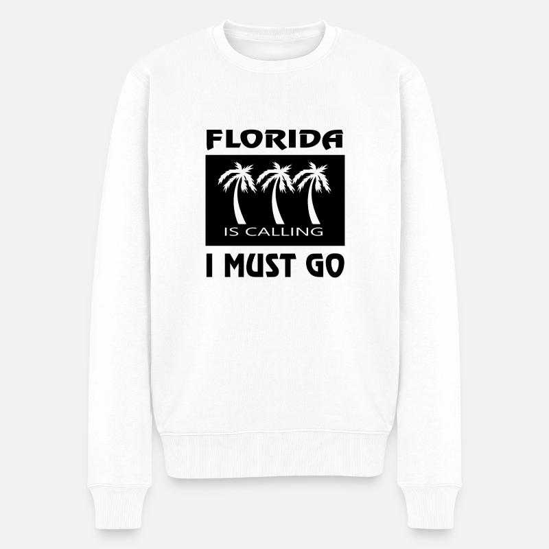 Floride - Pull Premium bio Homme - blanc