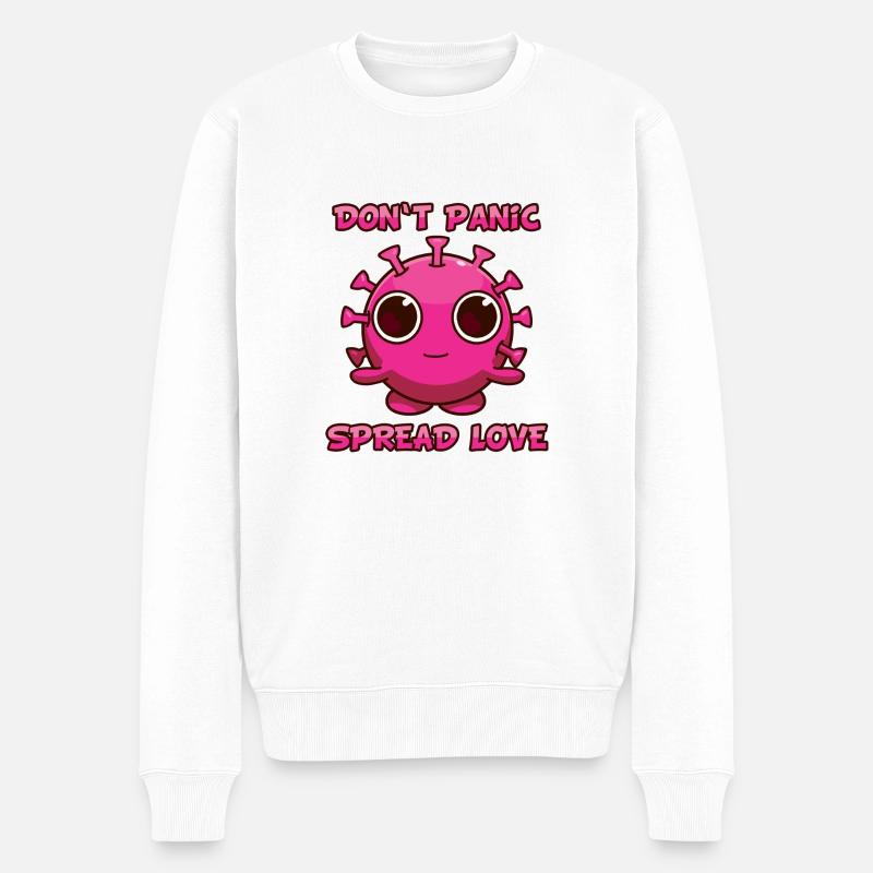 Pas de panique - Pull Premium bio Homme - blanc