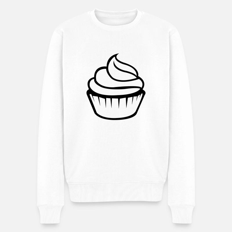 cupcake - Pull Premium bio Homme - blanc