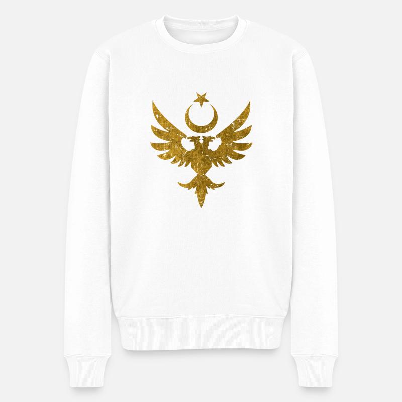 Selçuklu - Pull Premium bio Homme - blanc